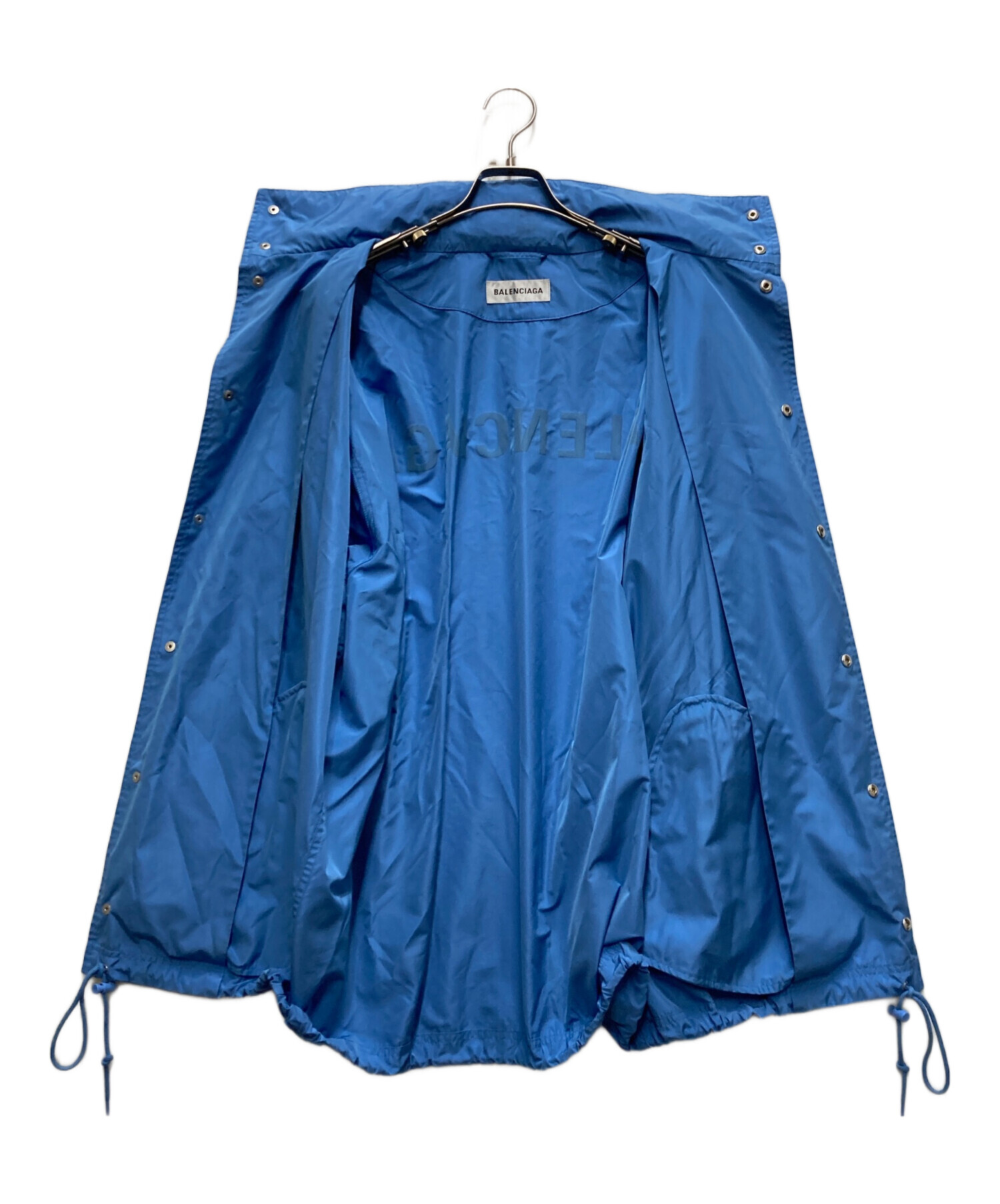【新品 未使用 定番】Balenciaga ウィンドブレーカー34 中古・古着通販】BALENCIAGA (バレンシアガ) ロゴ ウインドブレーカー