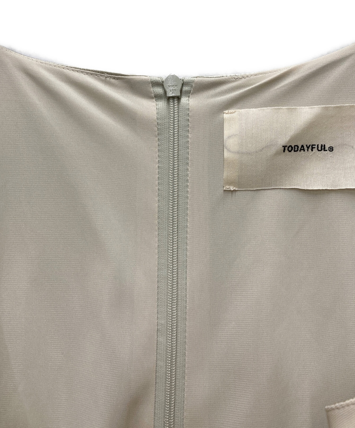 中古・古着通販】TODAYFUL (トゥデイフル) Squareneck Satin Dress 