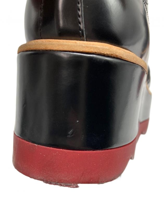 中古・古着通販】PRADA (プラダ) ウィングチップシューズ ブラック