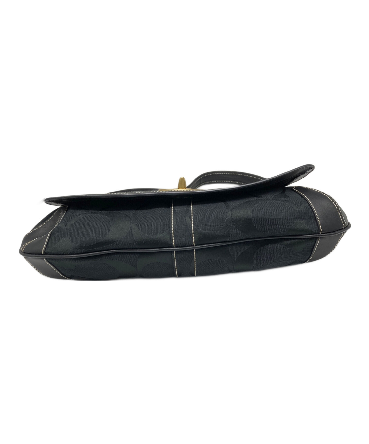 未使用　タグ付き　コーチ　ショルダーバッグ 中古・古着通販】COACH (コーチ) ワンショルダーバッグ ブラック