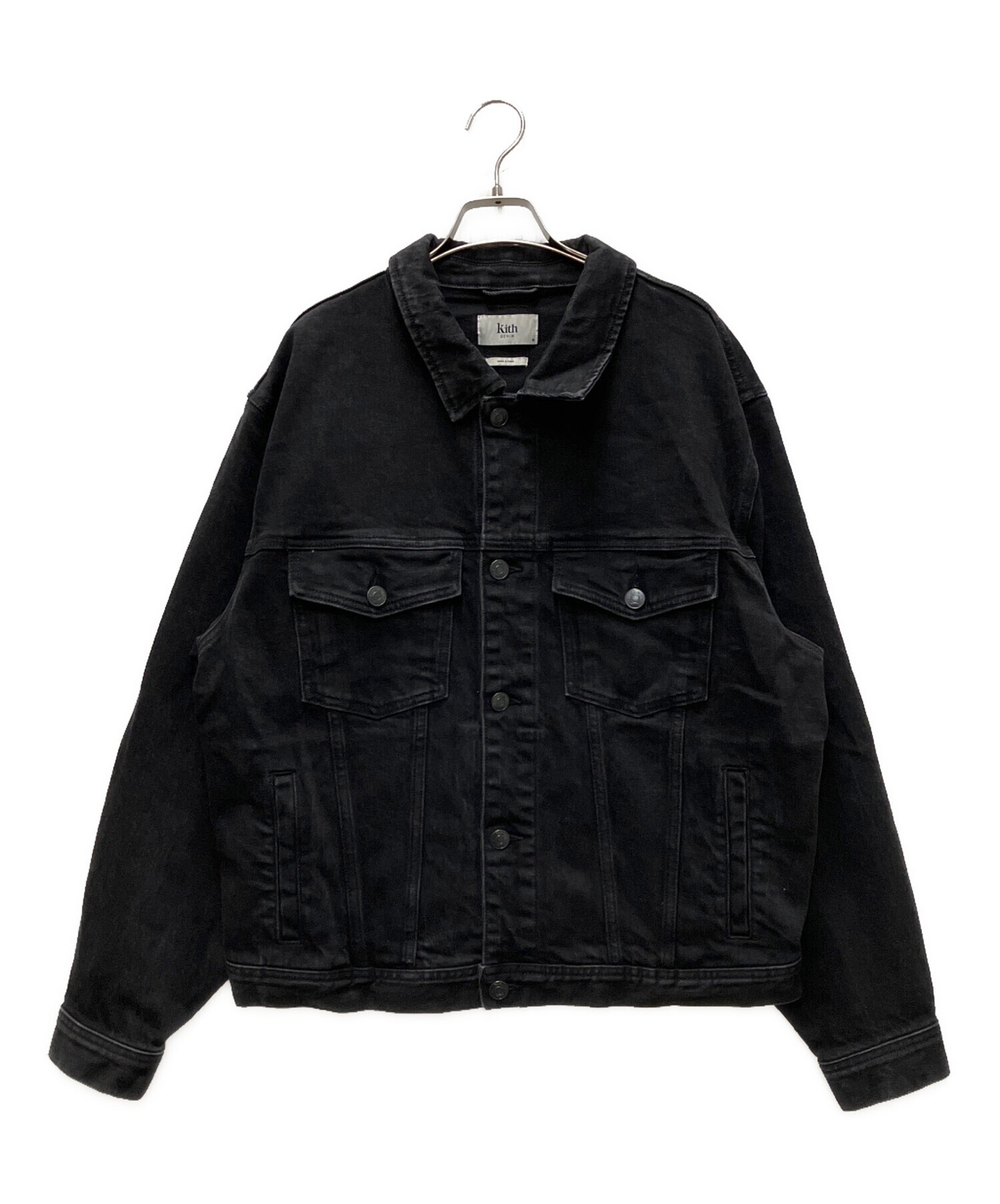 中古・古着通販】KITH (キス) Centre Denim Jacket ブラック サイズ:M