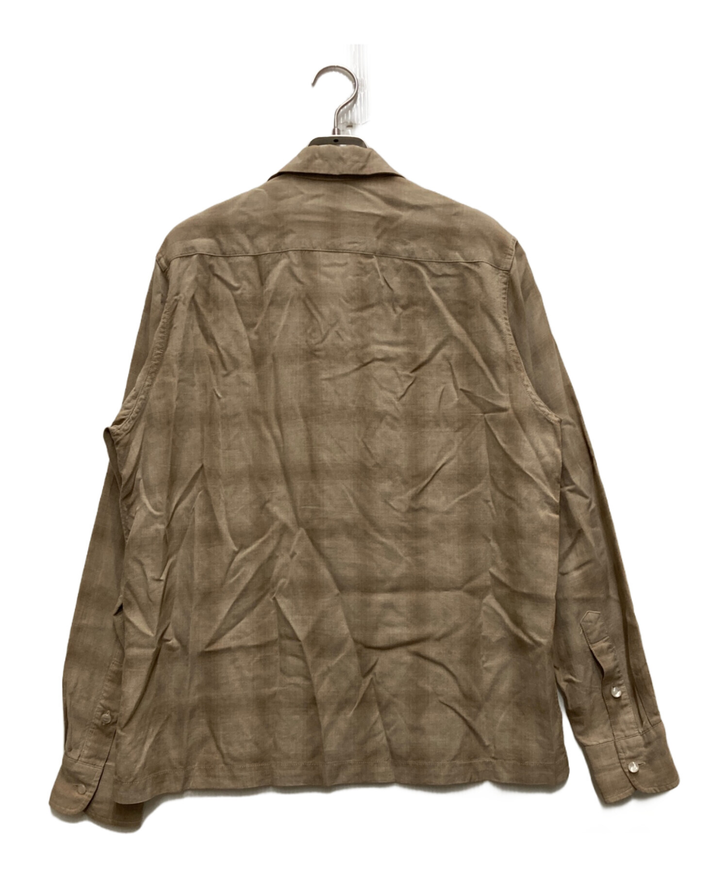 中古・古着通販】WACKO MARIA (ワコマリア) レーヨンオンブレシャツ