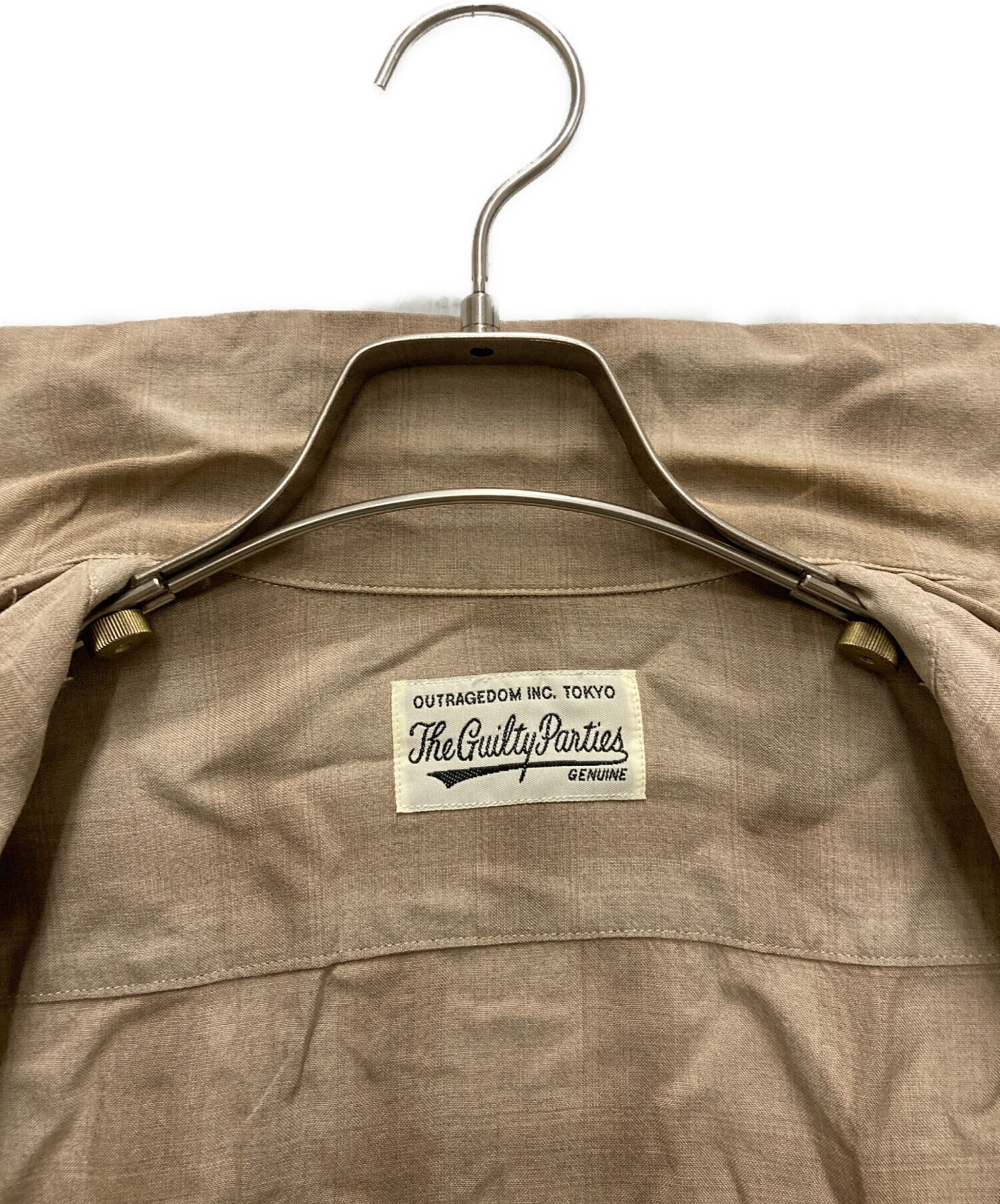 中古・古着通販】WACKO MARIA (ワコマリア) レーヨンオンブレシャツ