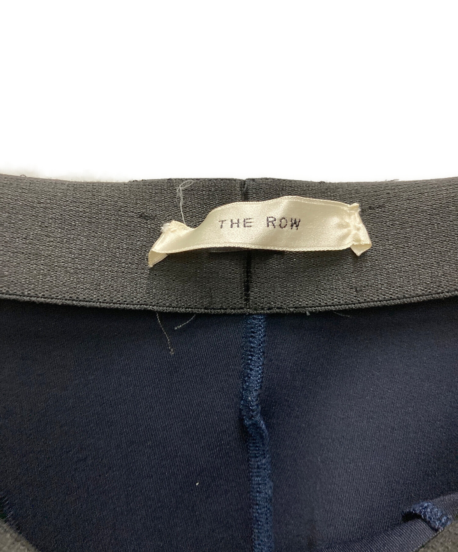 中古・古着通販】THE ROW (ザ ロウ) ストレッチフレアパンツ ネイビー