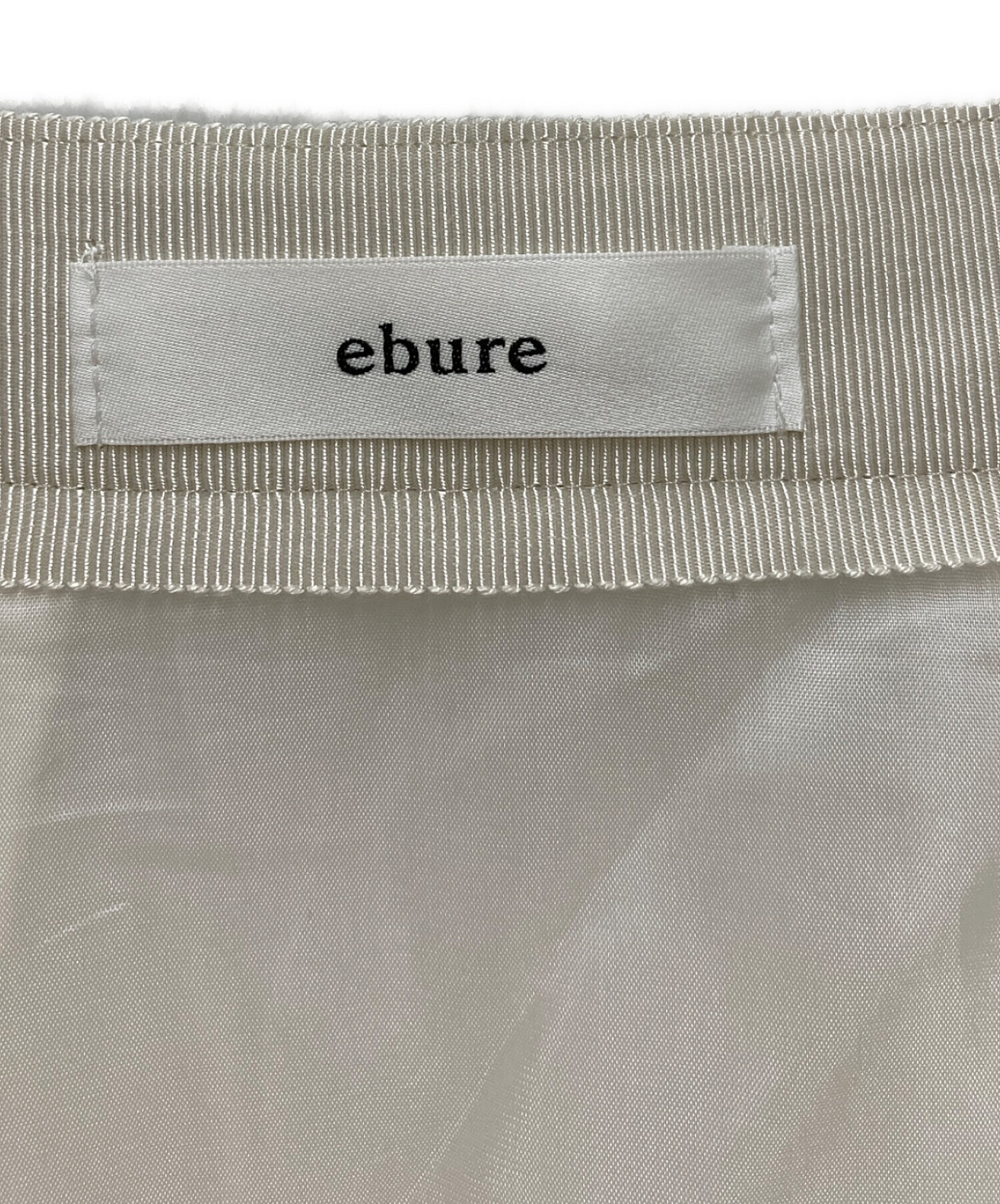 中古・古着通販】EBURE (エブール) シアーオーガンジープリーツ
