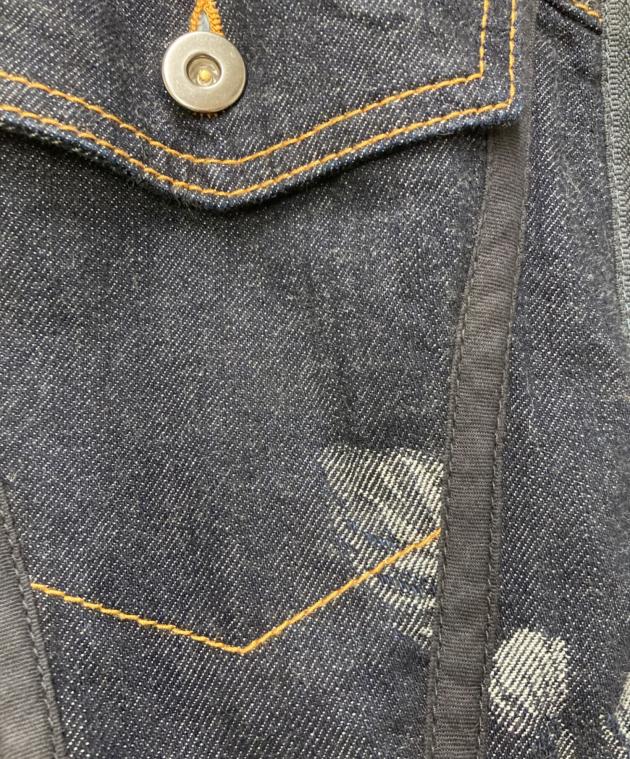 中古・古着通販】FETICO (フェティコ) ROSE DENIM JACKET インディゴ