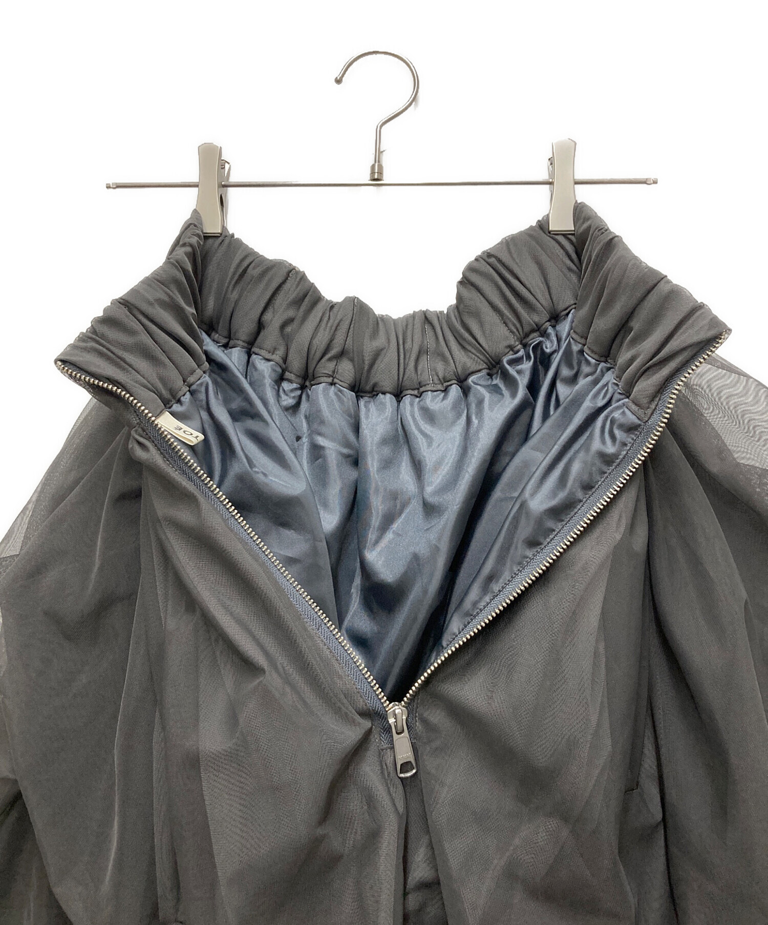 中古・古着通販】THE TOE (ザ・トゥー) Iris Tulle Skir グレー サイズ