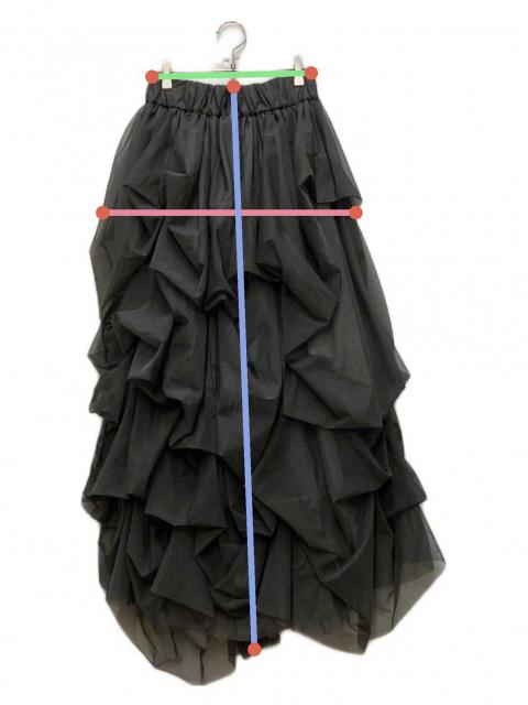 中古・古着通販】THE TOE (ザ・トゥー) Iris Tulle Skir グレー サイズ 中古・古着通販】THE TOE (ザ・トゥー) Iris Tulle Skir グレー サイズ