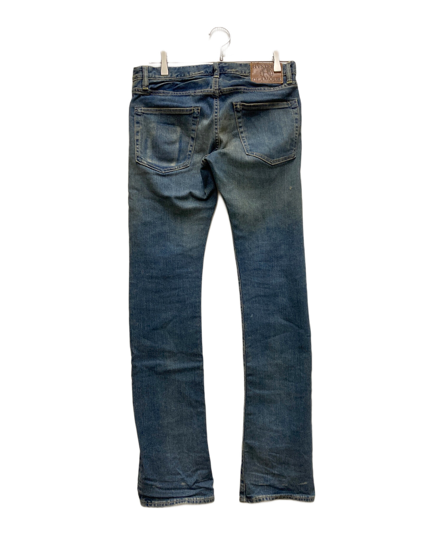 ヒステリックグラマー　デニム　パンツ　スキニーパンツ　ビンテージ加工　赤耳　縦落 中古・古着通販】Hysteric Glamour (ヒステリックグラマー) スタッズ