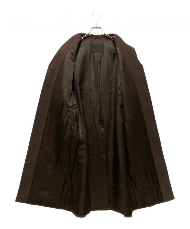中古・古着通販】PRADA (プラダ) ステンカラーコート ブラウン サイズ