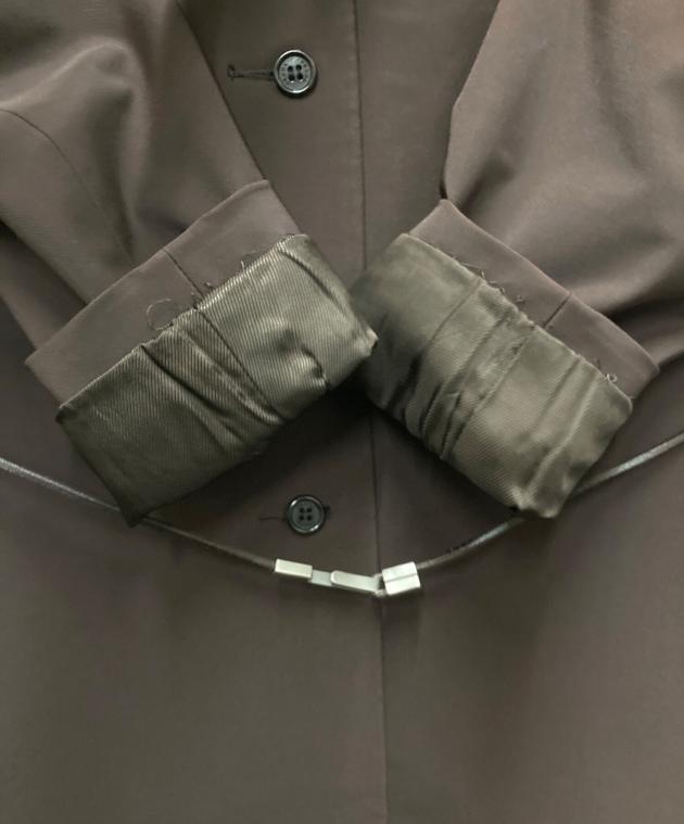 中古・古着通販】PRADA (プラダ) ステンカラーコート ブラウン サイズ