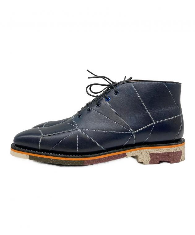 【本日限定価格】SCOTCH GRAIN 25 スパイダー　チャッカブーツ 中古・古着通販】SCOTCH GRAIN (スコッチグレイン) 藍泥スパイダー