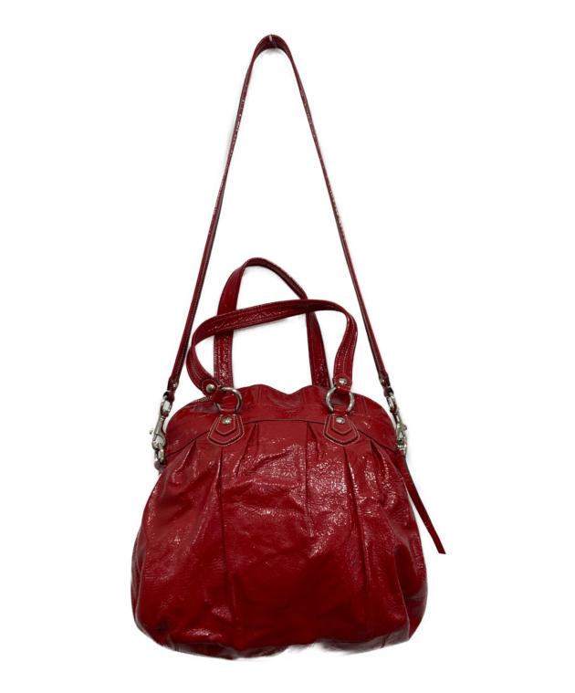 極美品 COACH 2way リバーシブル ワイルドフラワー ショルダーバッグ 中古・古着通販】COACH (コーチ) ポピーウィズフラワー 2way