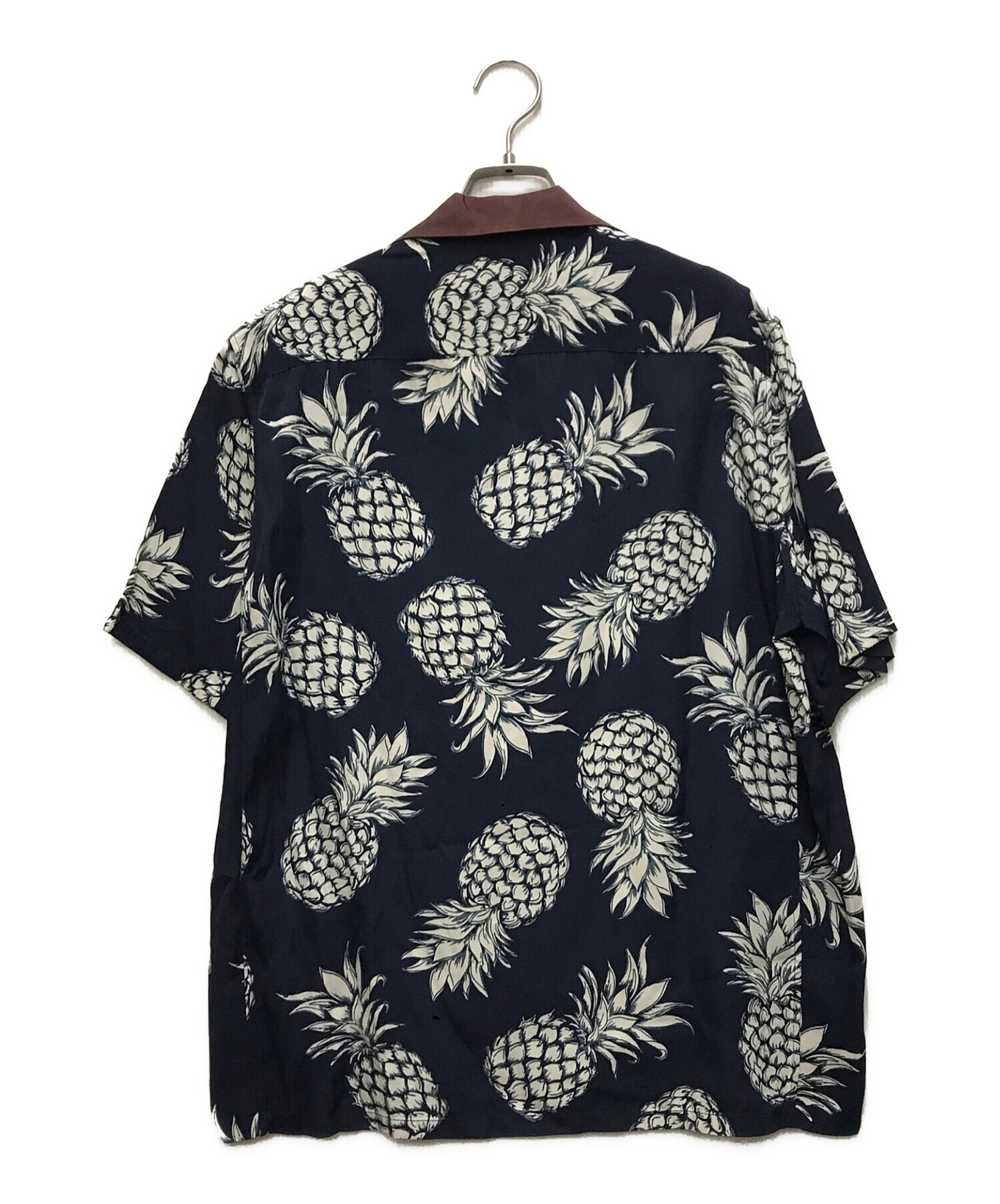 中古・古着通販】VALENTINO (ヴァレンティノ) アロハシャツ ネイビー