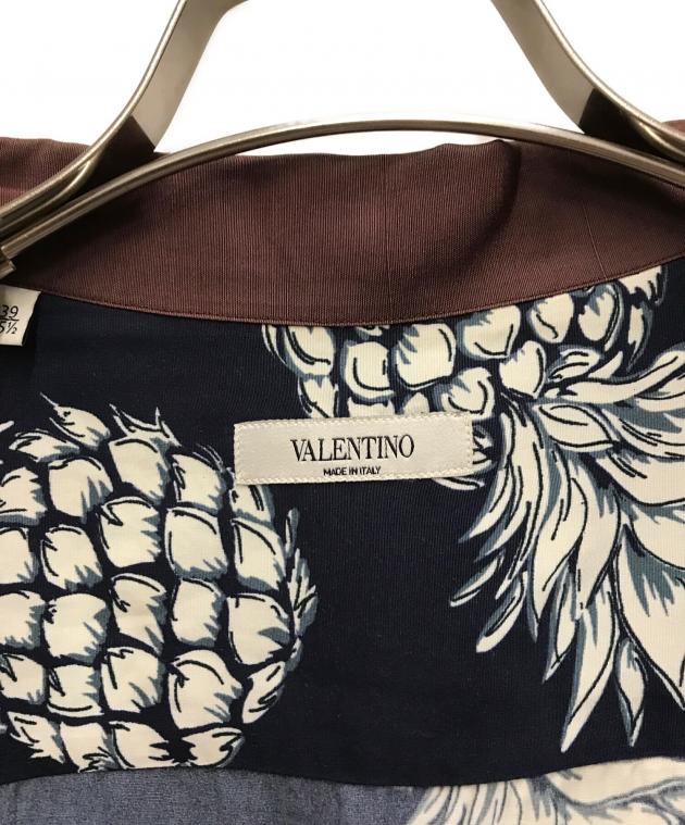 中古・古着通販】VALENTINO (ヴァレンティノ) アロハシャツ ネイビー