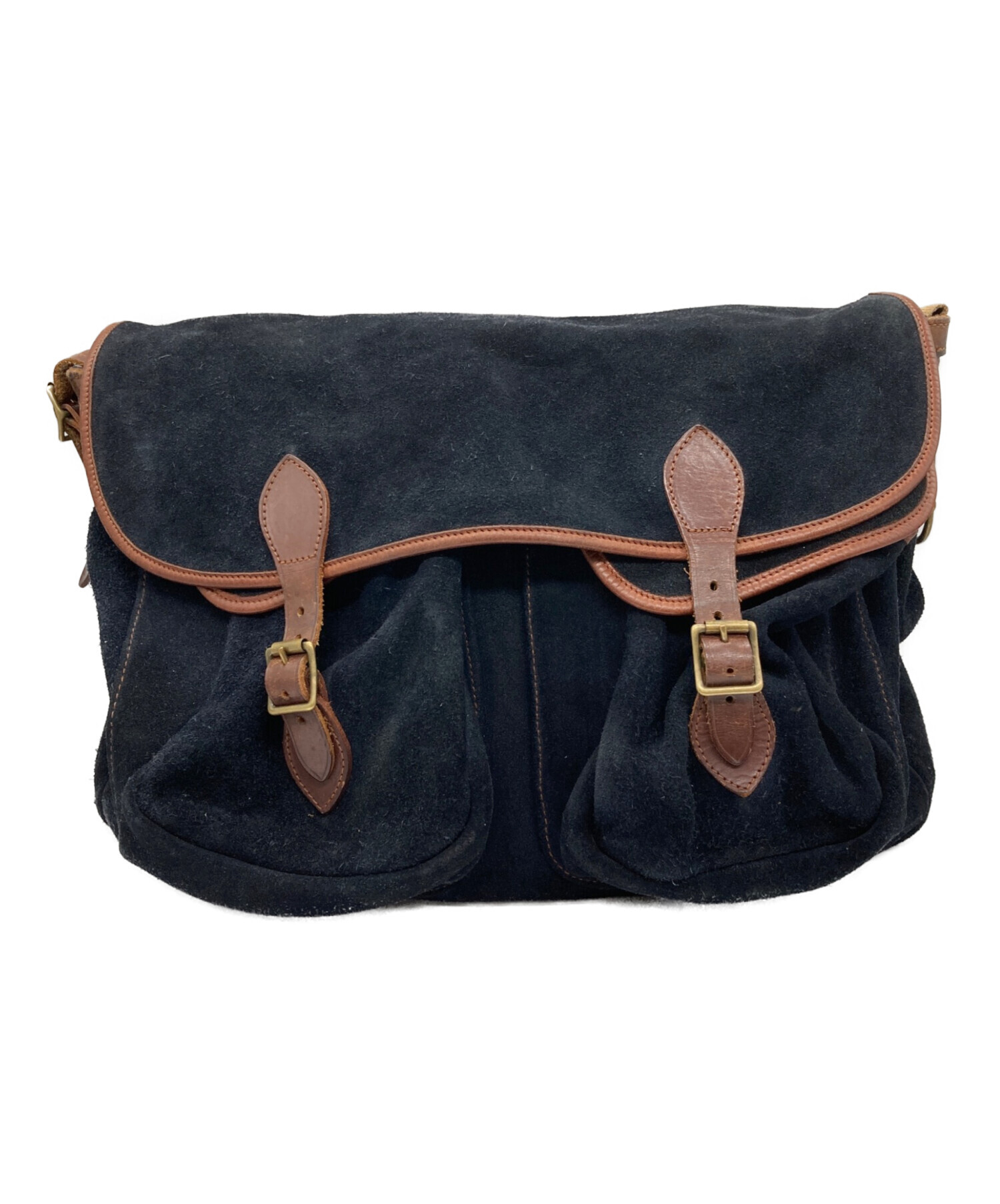 新品・未使用】J&Mデビッドソン ネイビー ショルダーバック 未使用級 