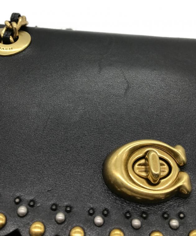 中古・古着通販】COACH (コーチ) ウィズリベットチェーンショルダー
