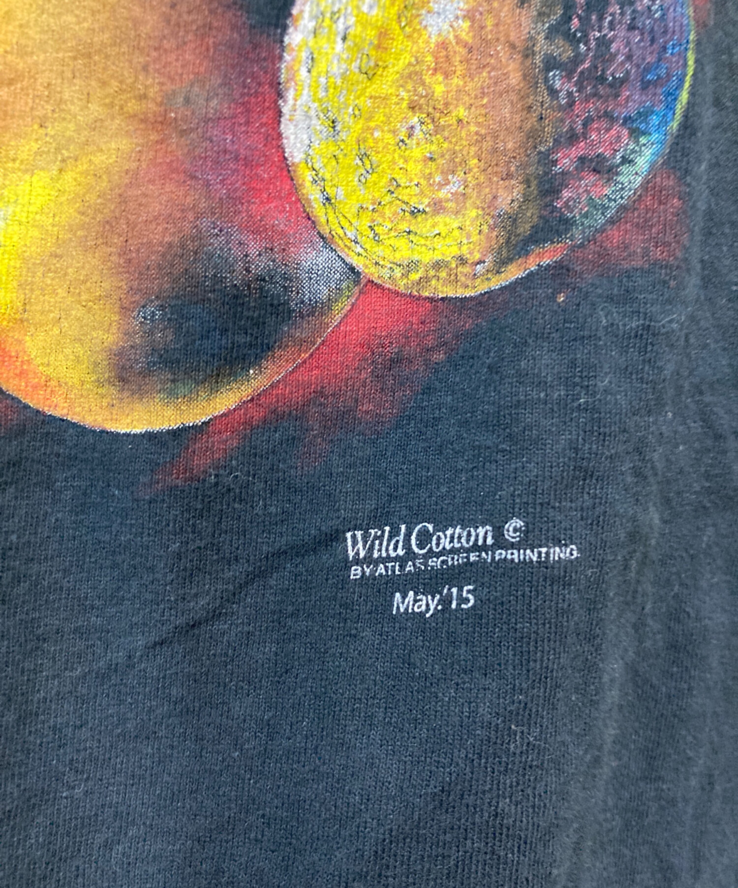 中古・古着通販】VINTAGE (ヴィンテージ) 太陽系 Tシャツ ブラック
