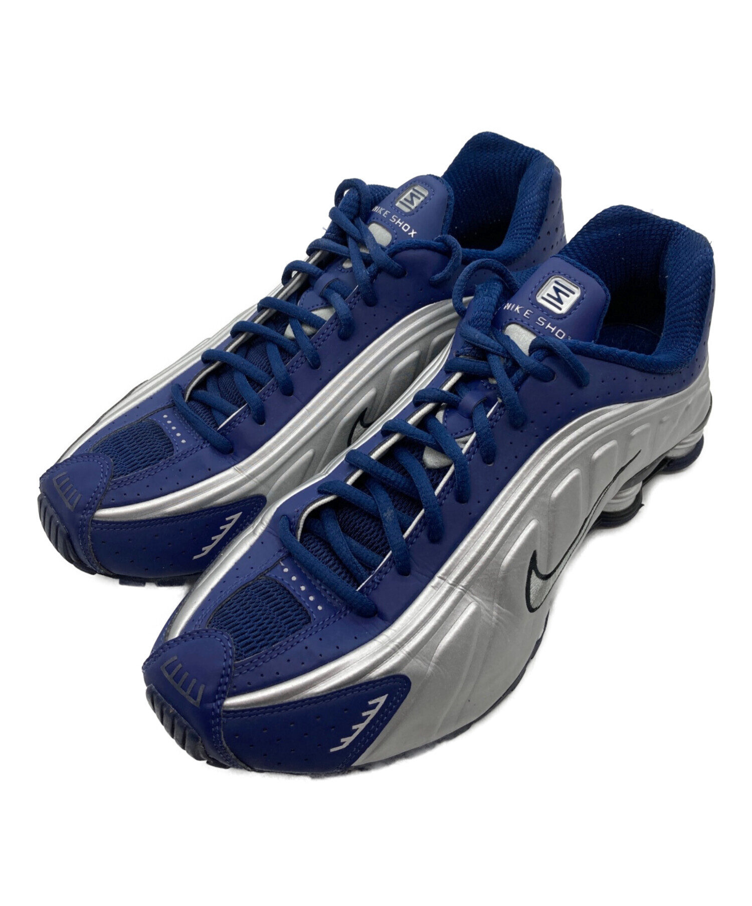 中古・古着通販】NIKE (ナイキ) SHOX R4 BLUE VOID/METALLIC SILVER 