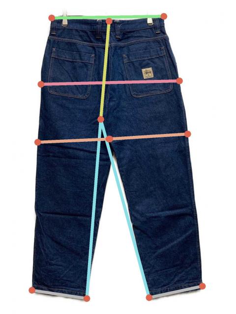 中古・古着通販】stussy (ステューシー) Denim Double Knee インディゴ
