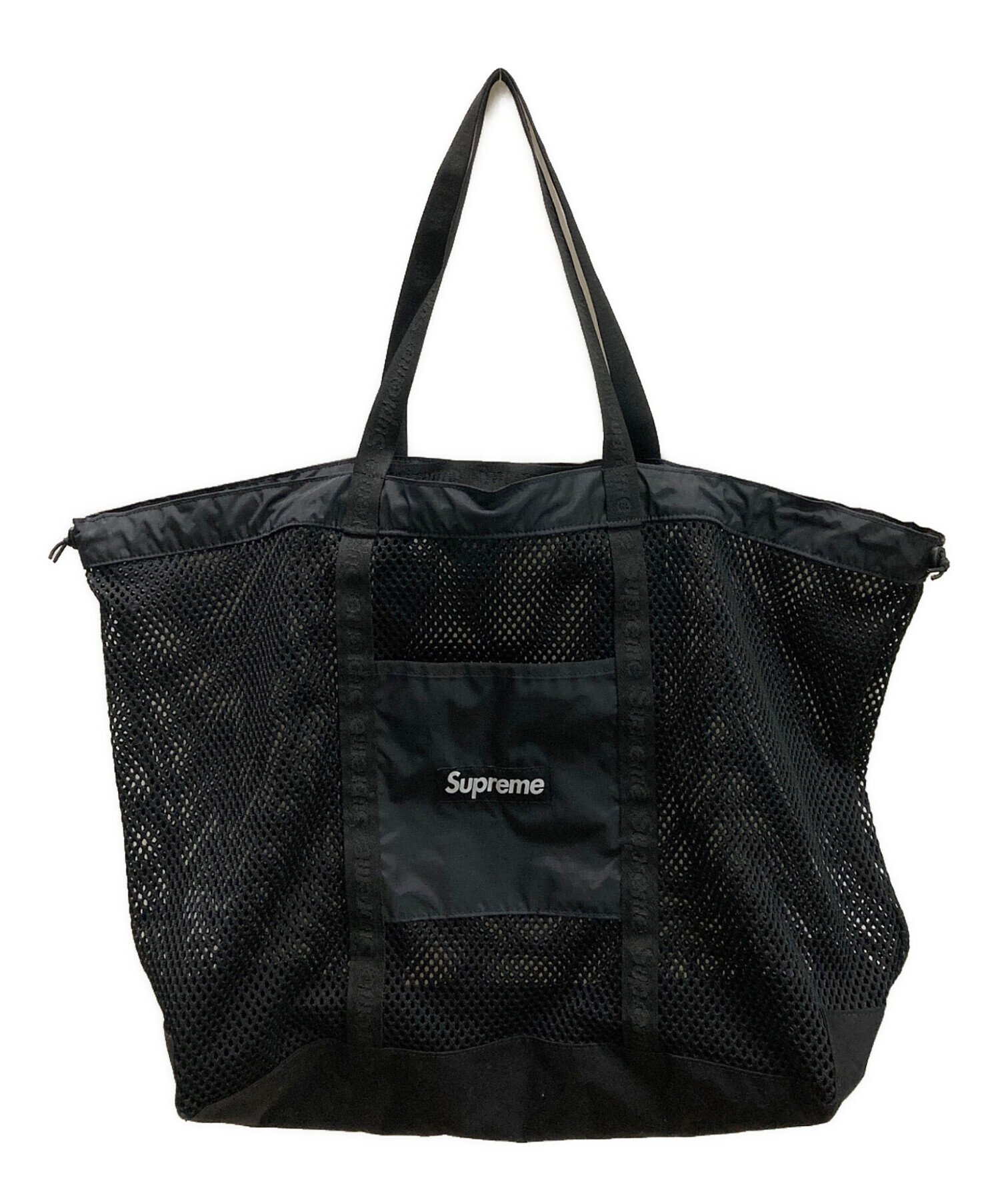 中古・古着通販】SUPREME (シュプリーム) MESH TOTE BAG ブラック