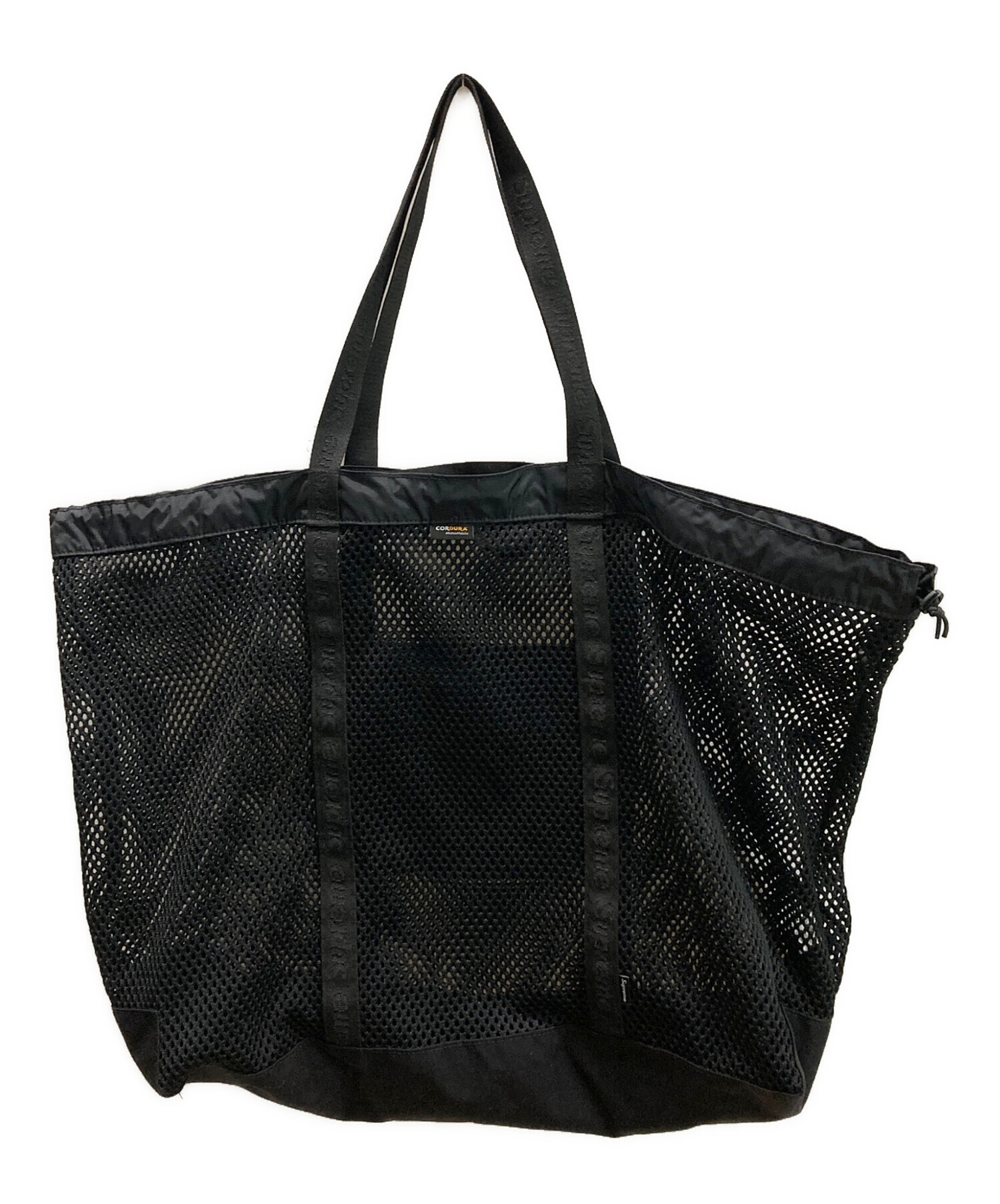 Supreme ブラック トートバッグ メッシュ 21ss 中古・古着通販】SUPREME (シュプリーム) MESH TOTE BAG ブラック