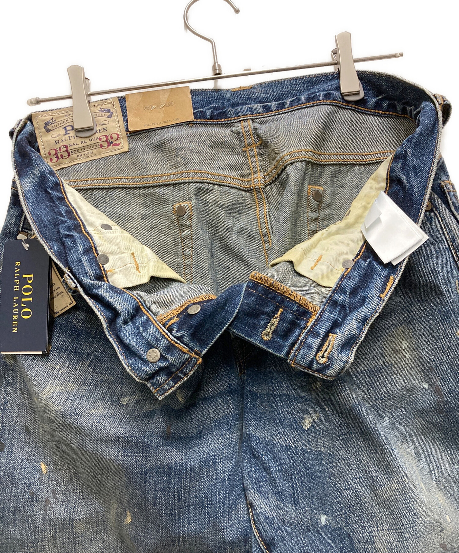 中古・古着通販】POLO RALPH LAUREN (ポロ・ラルフローレン) ペンキ