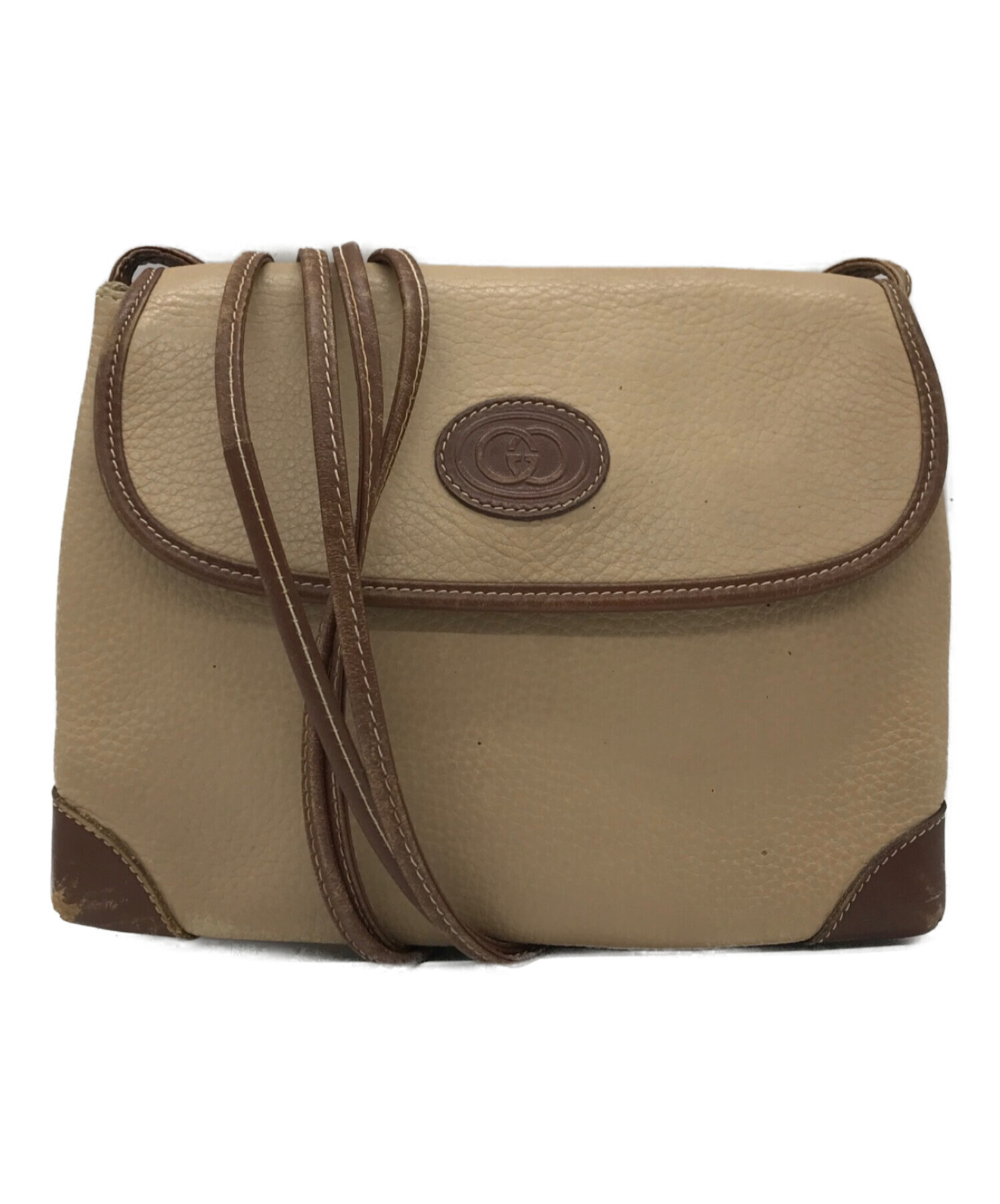 中古・古着通販】GUCCI (グッチ) マイクロGGフラップショルダーバッグ