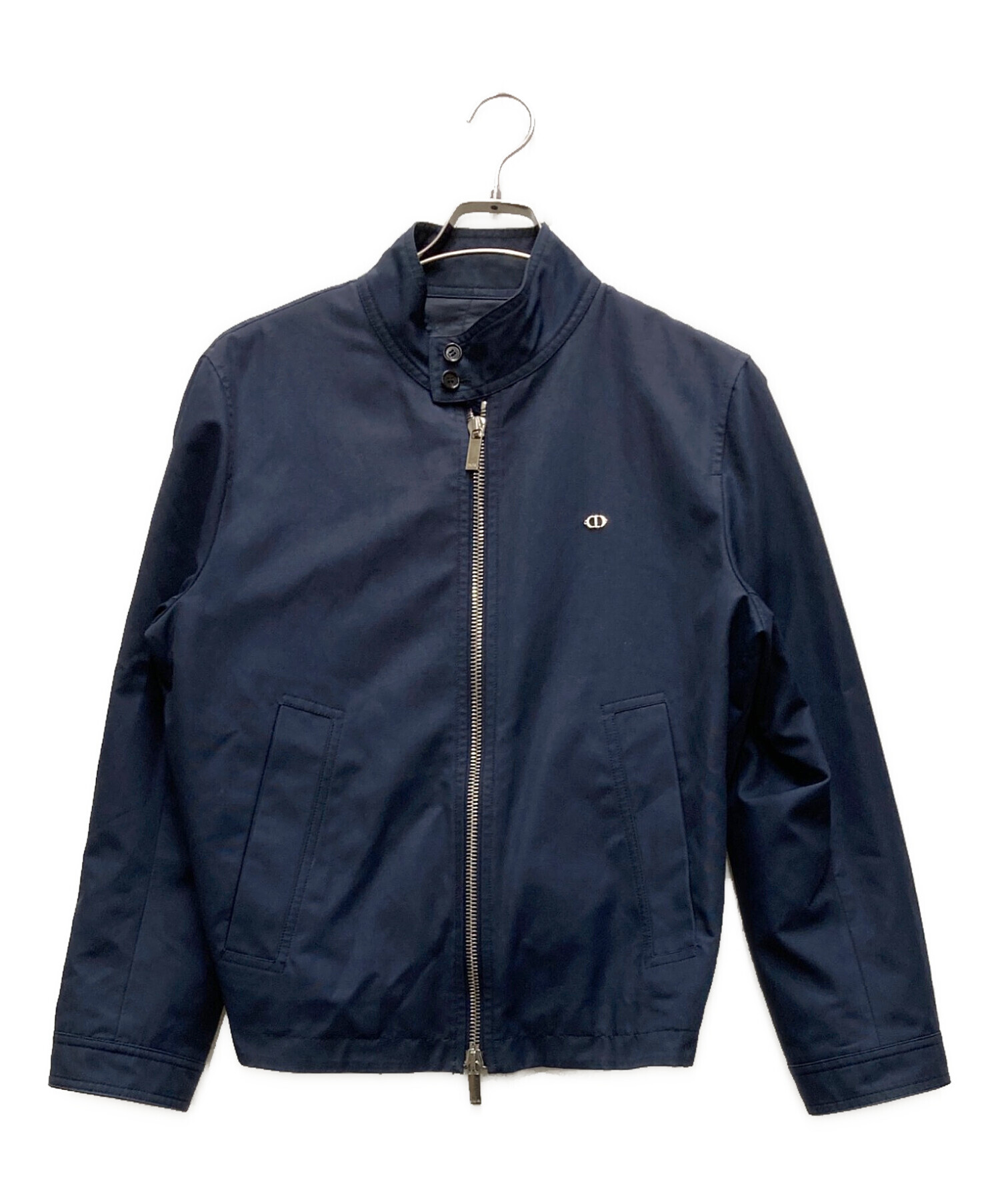 DIOR フーデッド ミリタリージャケット ネイビー46 中古・古着通販】DIOR HOMME (ディオール オム) CDロゴドリズラー