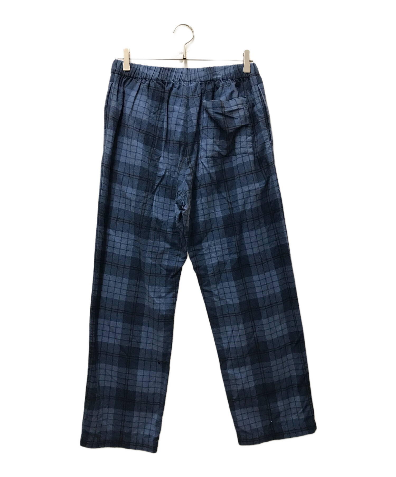 UNUSED(アンユーズド) 18AW Check Easy Pants メンズ 中古・古着通販】UNUSED (アンユーズド) Check pants ブルー サイズ:1