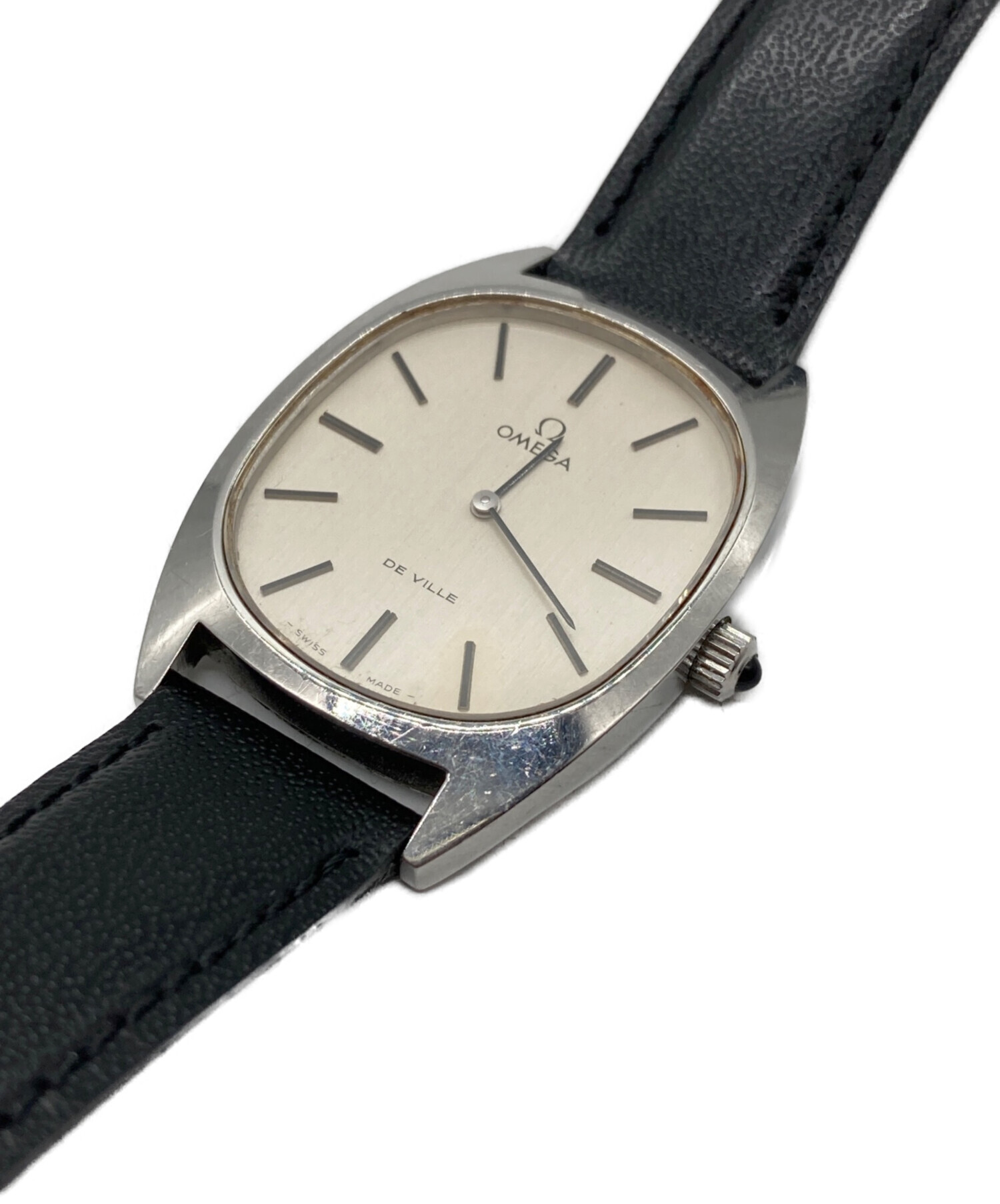中古・古着通販】OMEGA (オメガ) 腕時計 ブラック｜ブランド・古着通販 