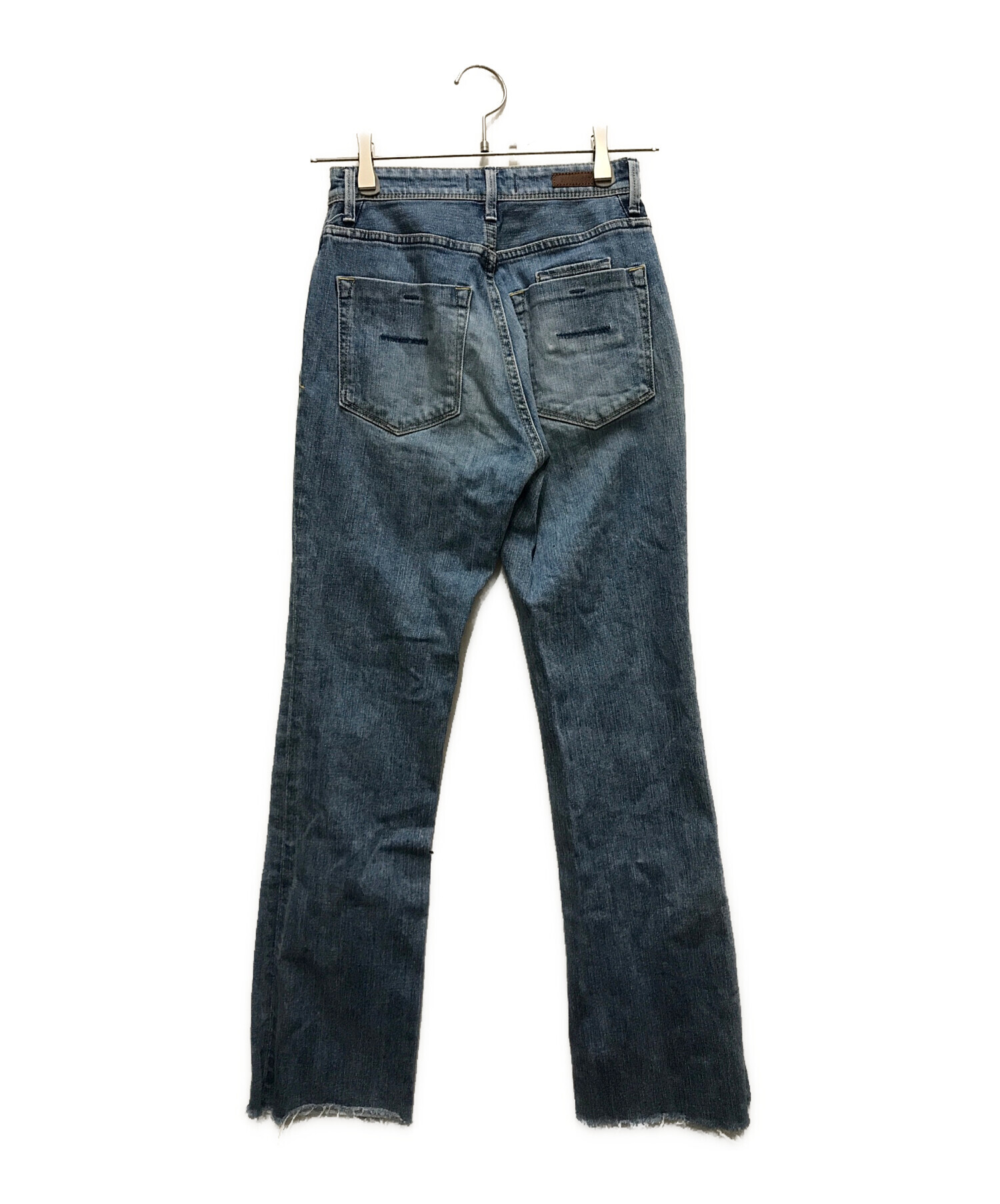中古・古着通販】YANUK (ヤヌーク) セミフレアデニムパンツ インディゴ