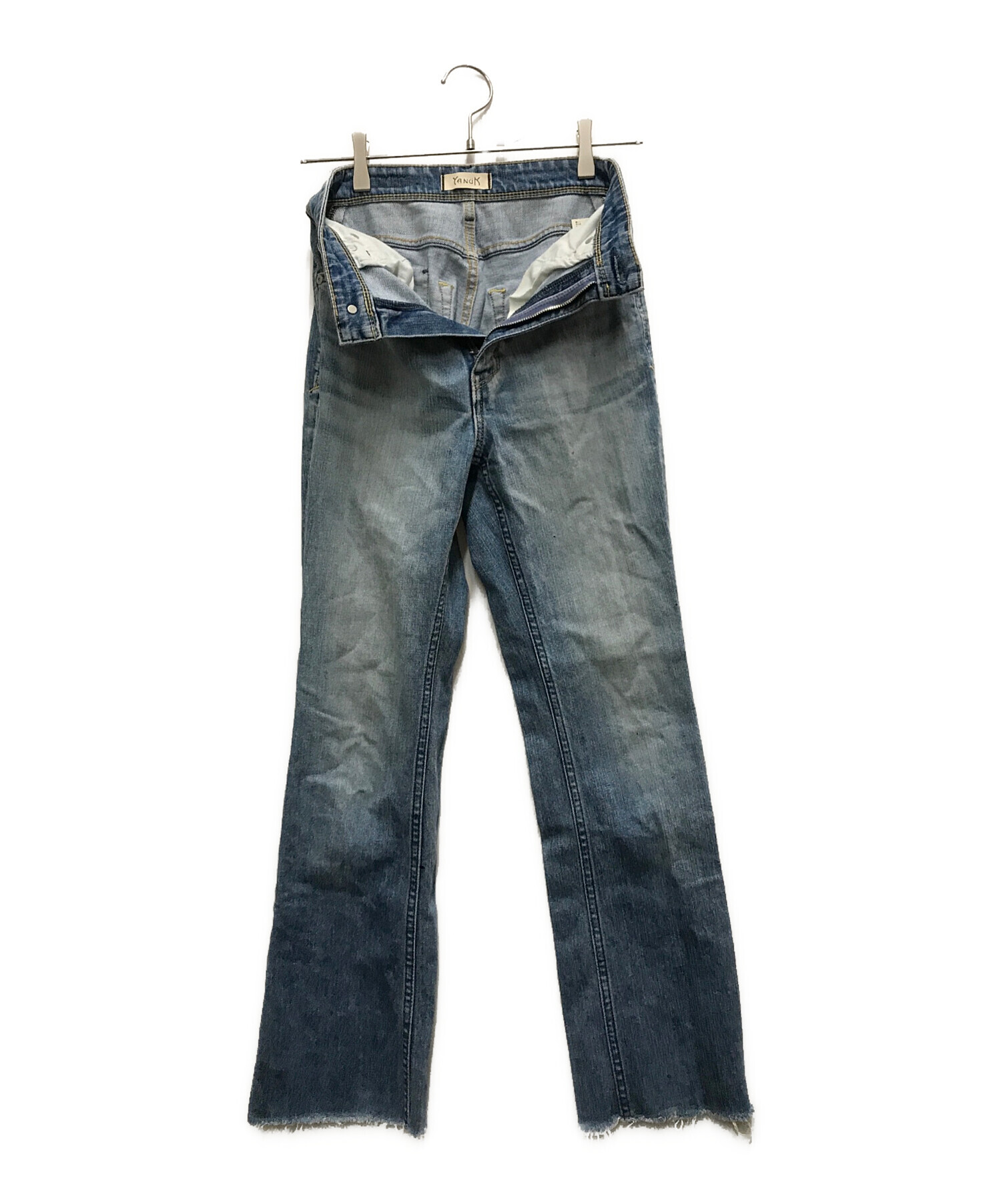 中古・古着通販】YANUK (ヤヌーク) セミフレアデニムパンツ インディゴ