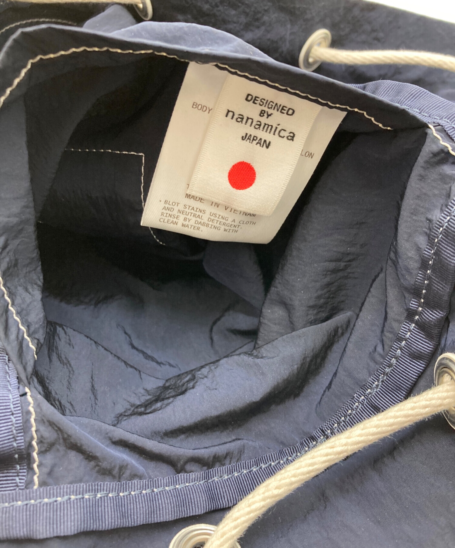 中古・古着通販】nanamica (ナナミカ) ナップサック ネイビー
