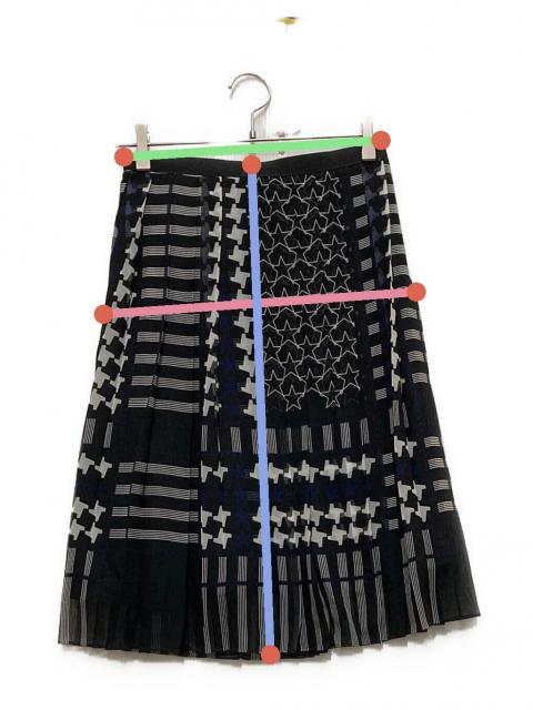 中古・古着通販】sacai (サカイ) ラップスカート ネイビー サイズ:1