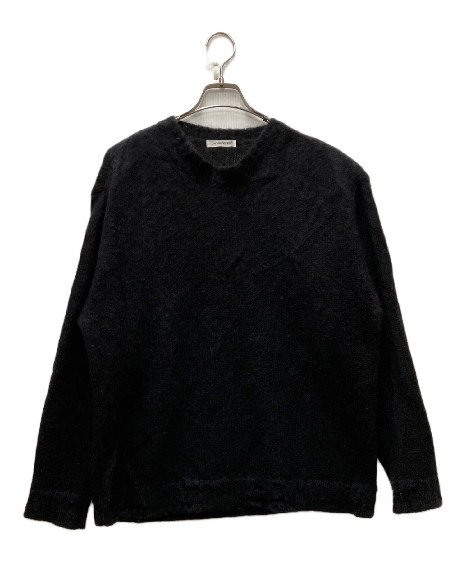 undercoverism アンダーカバー イバラ ワイヤー柄 ニット マフラー 中古・古着通販】UNDERCOVER (アンダーカバー) モヘア混グランジニット