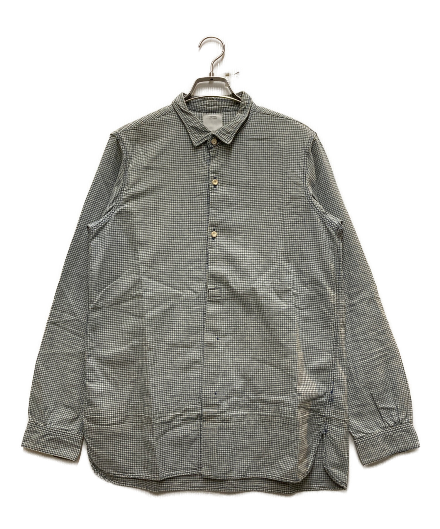 中古・古着通販】VISVIM (ビズビム) LONG RIDER INDIGO CHECK SHIRT