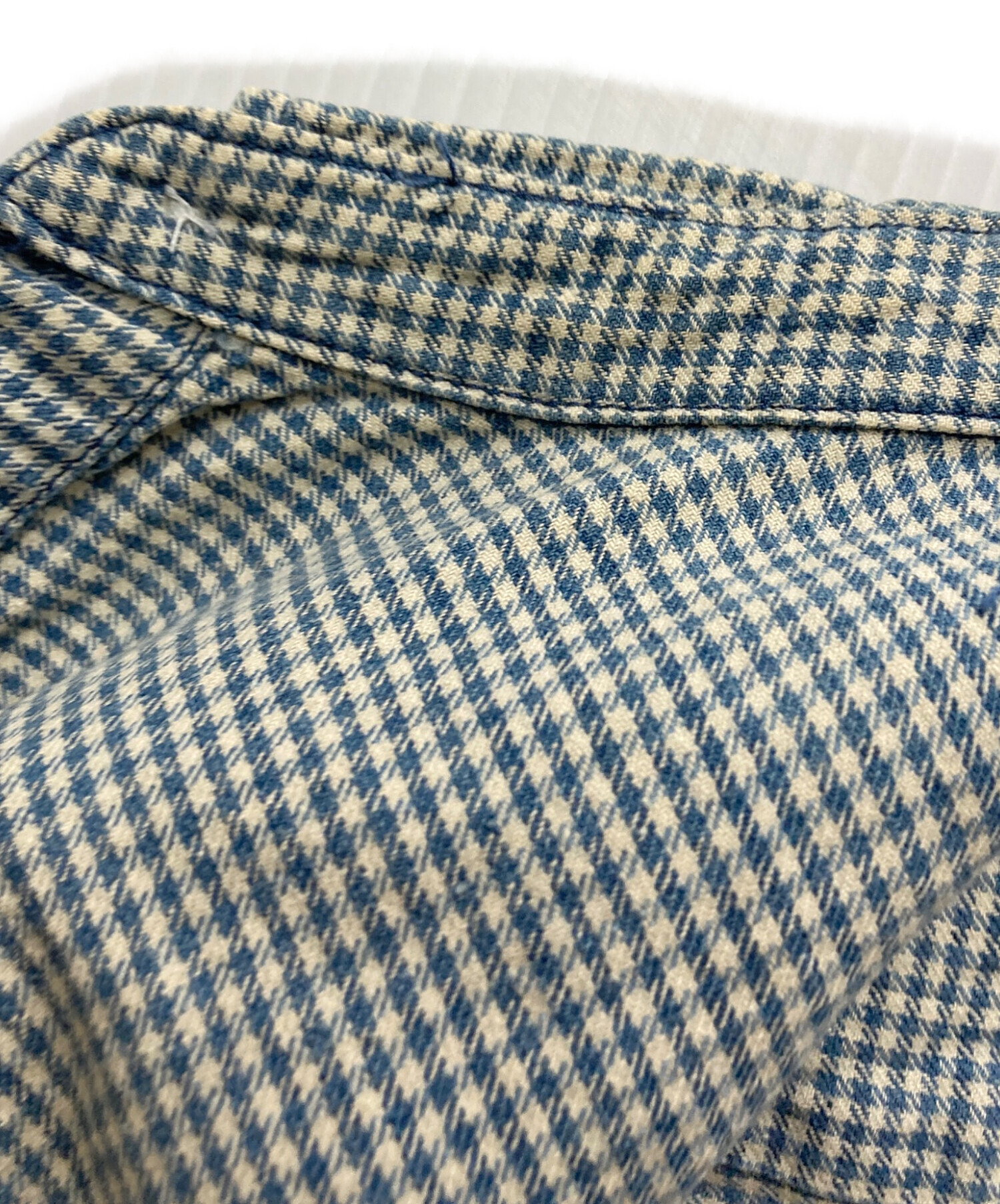 中古・古着通販】VISVIM (ビズビム) LONG RIDER INDIGO CHECK SHIRT
