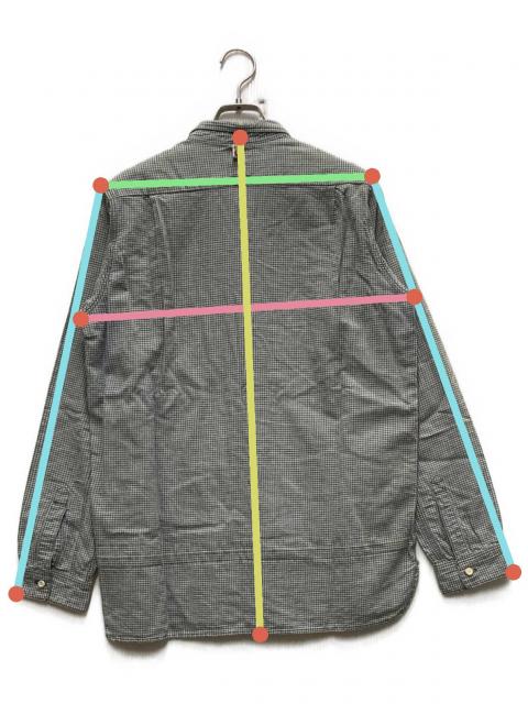 中古・古着通販】VISVIM (ビズビム) LONG RIDER INDIGO CHECK SHIRT