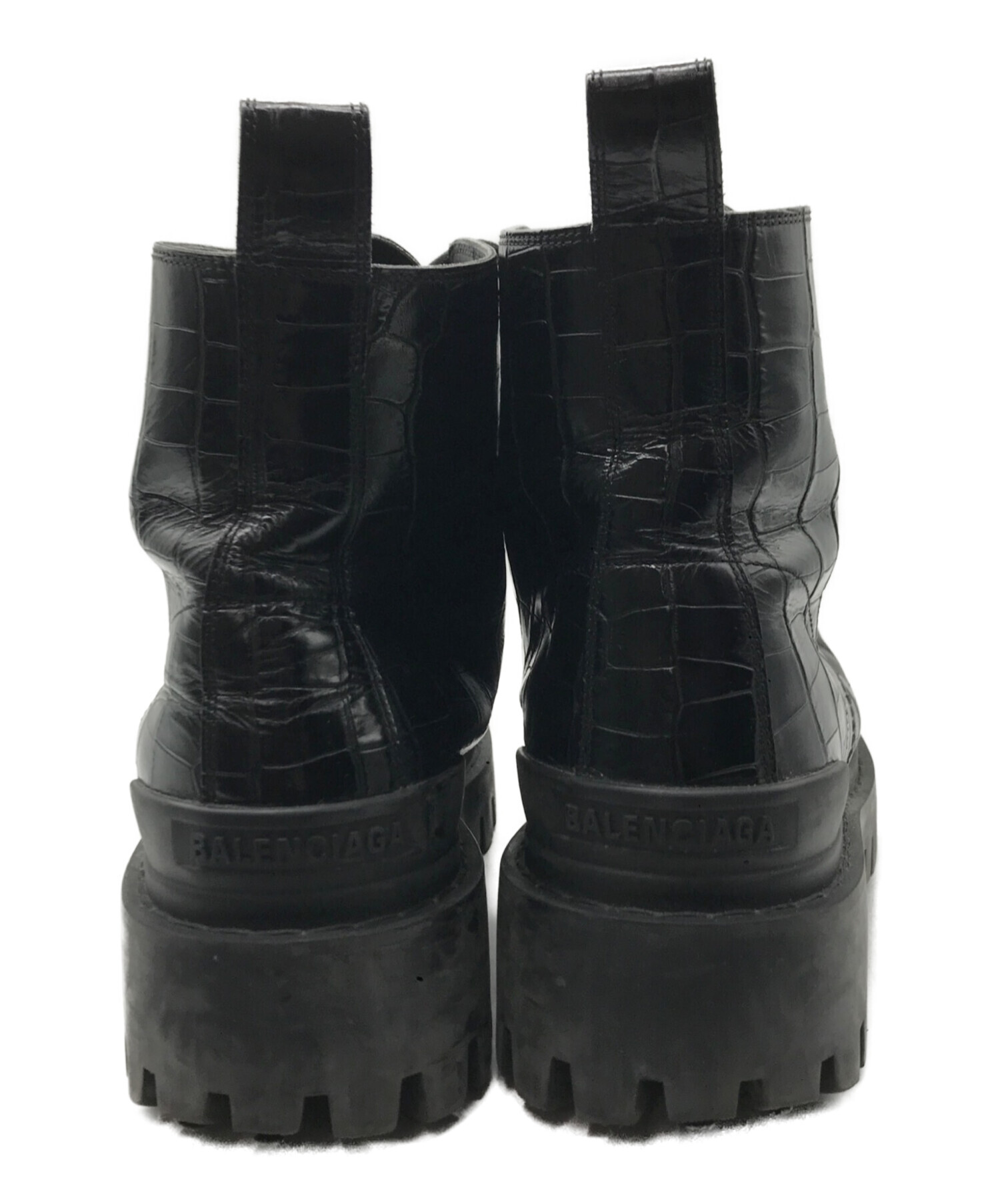 中古・古着通販】BALENCIAGA (バレンシアガ) STRIKE LACE-UP BOOTS