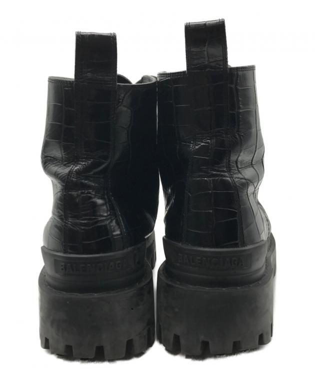 中古・古着通販】BALENCIAGA (バレンシアガ) STRIKE LACE-UP BOOTS