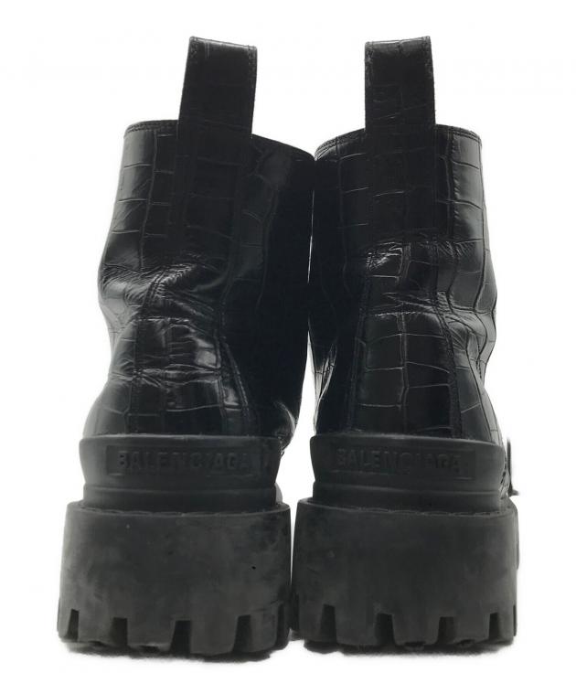中古・古着通販】BALENCIAGA (バレンシアガ) STRIKE LACE-UP BOOTS