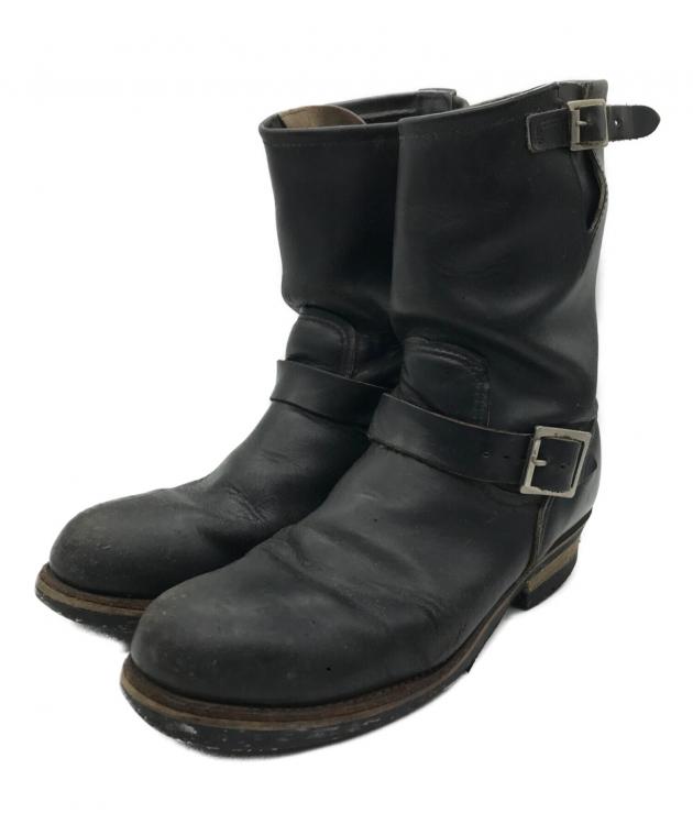 エンジニアブーツ ブラック サイズ9 中古・古着通販】RED WING (レッドウィング) エンジニアブーツ