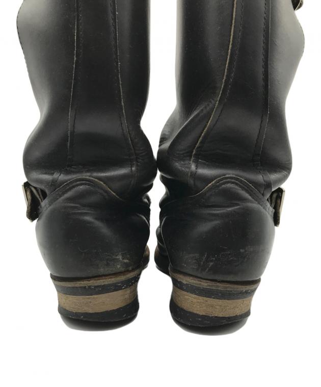エンジニアブーツ ブラック サイズ9 中古・古着通販】RED WING (レッドウィング) エンジニアブーツ