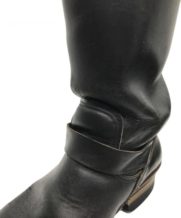 エンジニアブーツ ブラック サイズ9 中古・古着通販】RED WING (レッドウィング) エンジニアブーツ