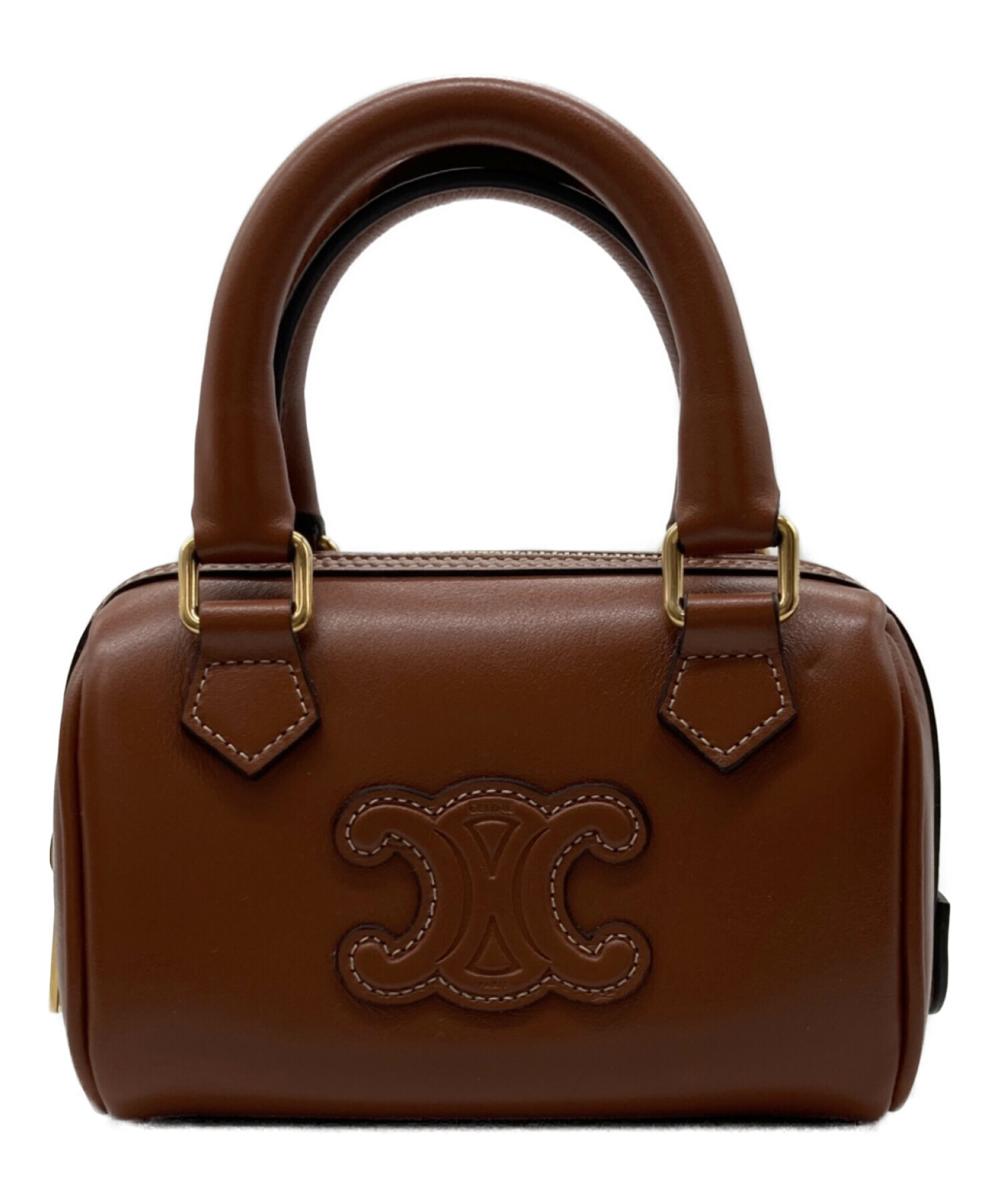 Rui CELINE ミニボストンバッグ(中古品) 中古・古着通販】CELINE (セリーヌ) キュイル トリオンフ ミニ