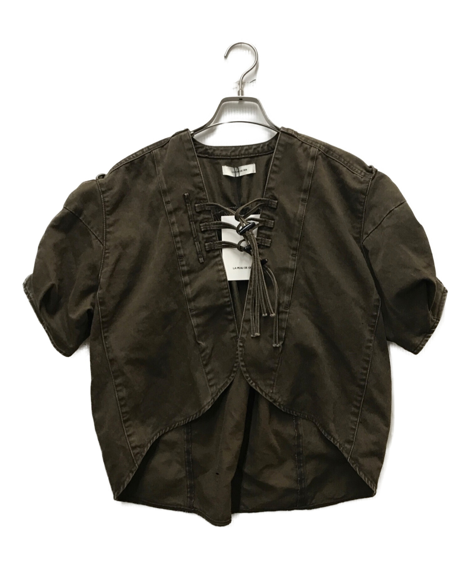 中古・古着通販】la peau de gem (ラポドゥジェム) toggle blouse