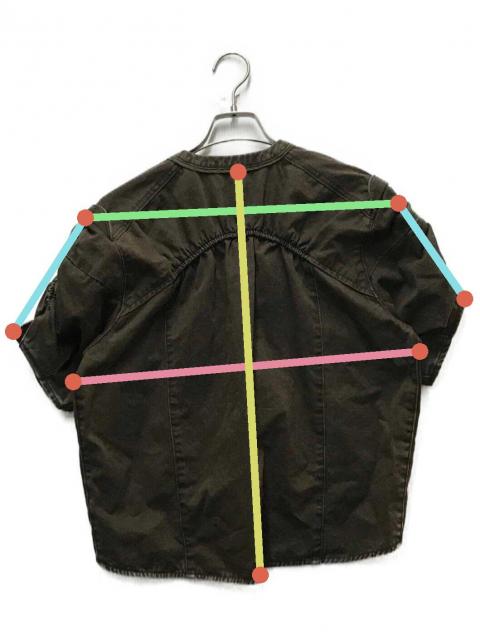 中古・古着通販】la peau de gem (ラポドゥジェム) toggle blouse