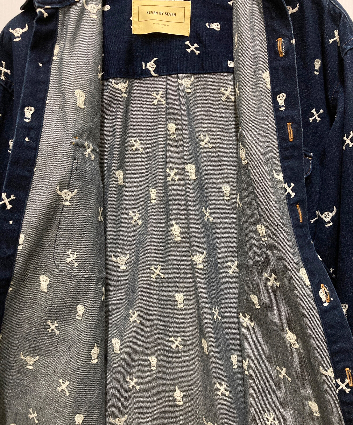 中古・古着通販】SEVEN BY SEVEN (セブンバイセブン) DENIM TUCK
