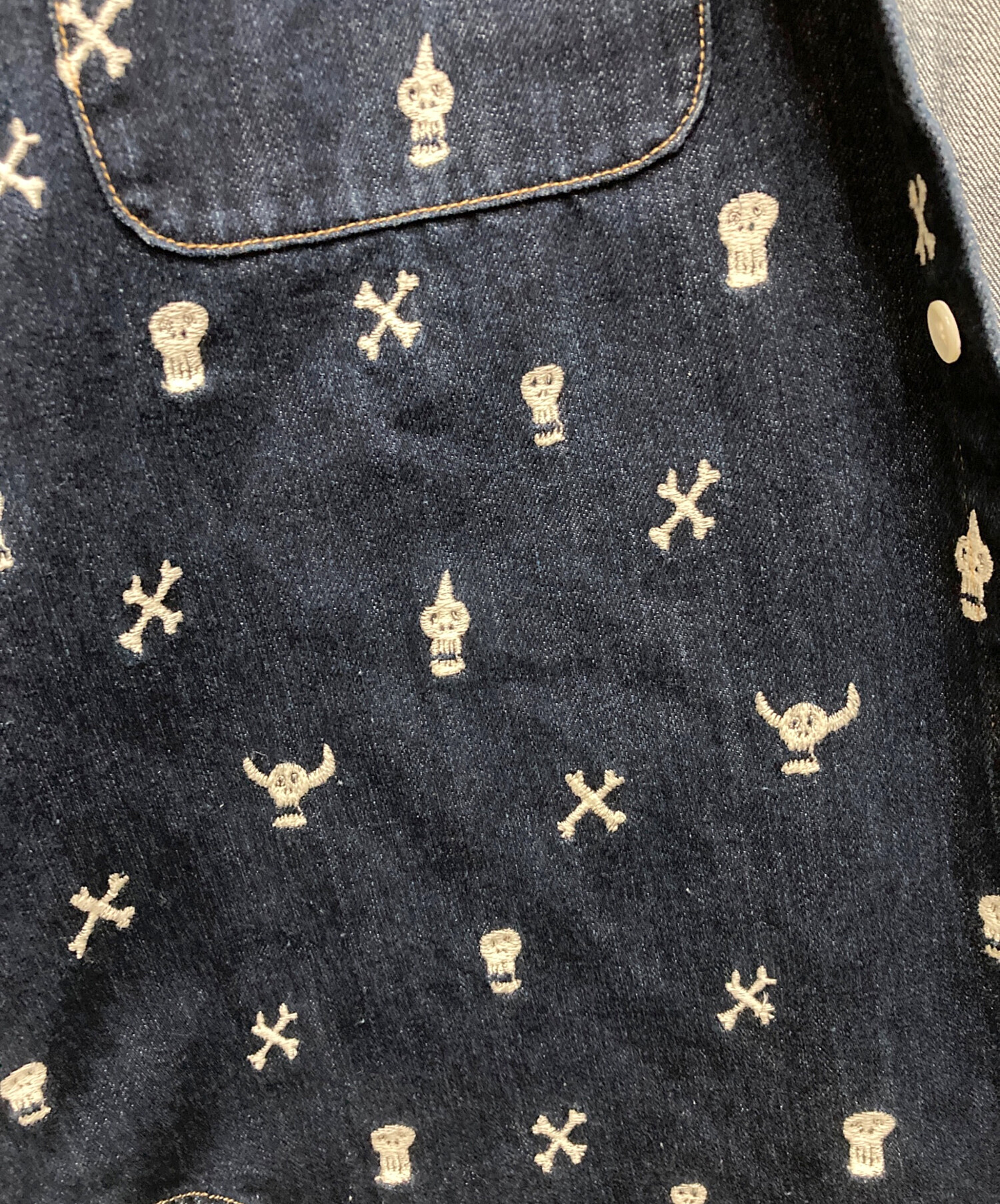 中古・古着通販】SEVEN BY SEVEN (セブンバイセブン) DENIM TUCK